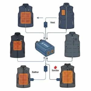 Universal compatibility of this battery for heated vest, working with a wide range of popular heated apparel.