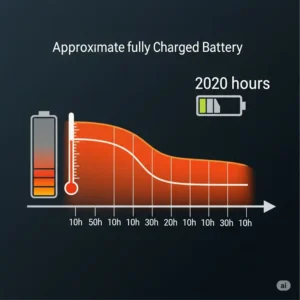Extended battery life for heated vest, providing hours of continuous warmth on a single charge.