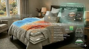 Demonstration of deep-pocket fit technology ensuring a secure and smooth surface on thick mattresses.