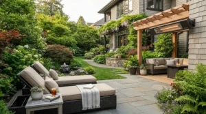 An illustration featured in our bromic patio heaters review highlighting the luxury aesthetic of this premium outdoor heating brand.