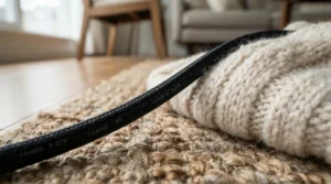 A machine washable heated blanket for dog owners with a durable reinforced cord design for pet safety.